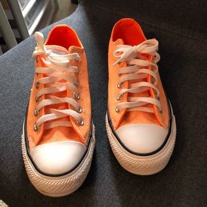 Orange Converse